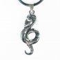 Tungsten Bronze Alloy Plated Snake Pendant EB030