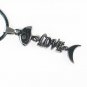 Tungsten Bronze Alloy Plated Love Fish Pendant EB033