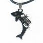 Tungsten Bronze Alloy Plated Dolphin Pendant EB035