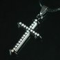 Tungsten Bronze Alloy Plated Cross Pendant ED010