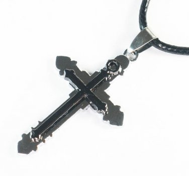 Tungsten Bronze Alloy Plated Cross Pendant ED011