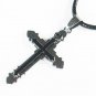 Tungsten Bronze Alloy Plated Cross Pendant ED011