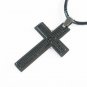 Tungsten Bronze Alloy Plated Cross Pendant ED012