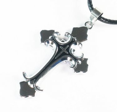 Tungsten Bronze Alloy Plated Cross Pendant ED013