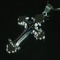 Tungsten Bronze Alloy Plated Cross Pendant ED013