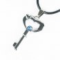Tungsten Bronze Alloy Plated Love Key Pendant EZ060