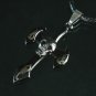 Tungsten Bronze Alloy Plated Skull Pendant EZ061