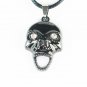 Tungsten Bronze Alloy Plated Skull Pendant EZ063