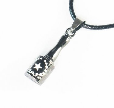 Tungsten Bronze Alloy Plated Bottle Pendant EZ066