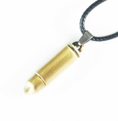 Tungsten Bronze Alloy Plated Bullet-shape Pendant EZ068