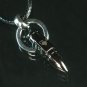 Tungsten Bronze Alloy Plated Bullet-shape Pendant EZ069
