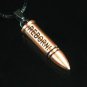 Tungsten Bronze Alloy Plated Bullet-shape Pendant EZ071