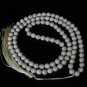 Turquoise Stone 108 0.4inch White Beads Buddhism Buddha Prayer Mala  Necklace