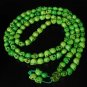 Fashion Jewelry Cool Turquoise 108 Green Vein 10x12mm Skull Beads Necklace