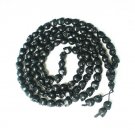 Fashion Jewelry Cool Turquoise 108 Black Vein 10x12mm Skull Beads Necklace