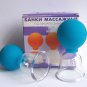 ANTI-CELLULITE MASSAGE THERAPY 2 POLYCARBONATE MASSAGE CUPS FOR HOME & SALON USE