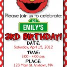 Elmo Seasame Street Invitations