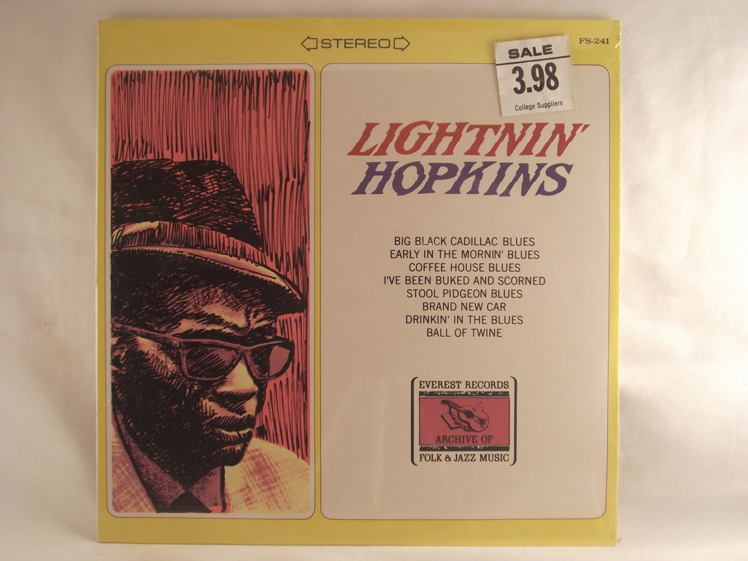 Lightnin' Hopkins ‎ Lightnin' Hopkins Still Sealed M LP ships worldwide
