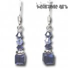 Purple Velvet - Swarovski Crystal Earrings