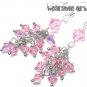 Glitters - Swarovski Crystal Cascade Earrings - Available in various colours
