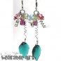 Springtime - Swarovski Crystal Leaf Earrings and Fun with Coils