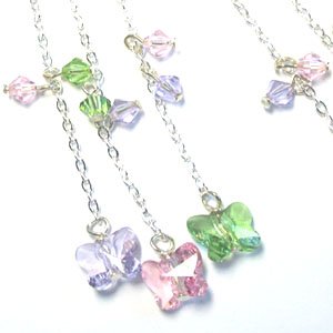 Garden of Eden ~ Swarovski Butterfly Crystal Chandelier Earrings