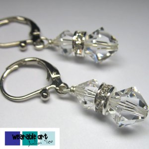 Wedding bells - Swarovski Crystal Earrings
