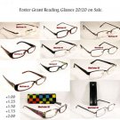 Foster Grant  Reading Glasses 20/20 Strength +1.00,+1.25,+1.50,+1.75,+2.00,+2.50