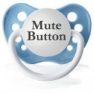 Blue Mute Button Pacifier by Ulubulu