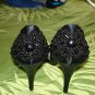 White/Black Black Heels