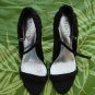 White/Black Black Heels