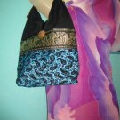 S011 Small Handbag Thai Silk Fabric and Cotton Handmade