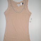New!! Girls "Limited Too" 100%cotton Tank Top With Beaded - Size M12