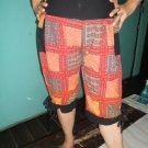 Pants - Trouser - Lady Thai Vintage Style Plain Black Cotton Back P03