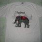 Unisex  T-Shirt White Cotton (Elephant)