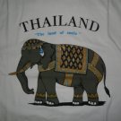 Unisex  T-Shirt White Cotton (Elephant)