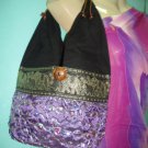 S003 Small Handbag Thai Silk Fabric and Cotton Handmade