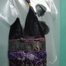 Large Handbag Thai Silk Fabric and Cotton Handmade
