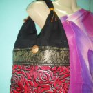 Small Handbag Thai Silk Fabric and Cotton Handmade