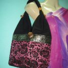 S007 Small Handbag Thai Silk Fabric and Cotton Handmade
