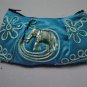 Thai Silk Fabric Wallet Purse size 8.5"X4.5"