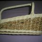 Wicker Wine or Bottle Holder Picnic Rattan and Sedge Basket New Handcraft