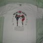 T-SHIRT White Cotton Casual Temple/ Muay / Flood Market / Elephant in Thailand
