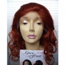 Copper Red #350 Natural Wave Synthetic Lace Front Wig Heat Safe Jaqueline
