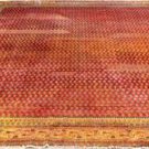 8'4x11'3 Abrashed Genuine S Antique Persian Saraband Hand Knotted Wool Area Rug