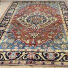 6'3x10'9 Lovely Genuine Semi Antique Persian Borchely Hand Knotted Wool Area Rug