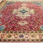 9'9x12'3 Lovely Genuine S Antique Persian Tabriz Oriental Handmade Wool Area Rug