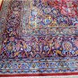 9'6 x 13 Authentic S Antique Persian Kashan Hand Knotted Oriental Wool Area Rug