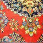 7'7x11 Fine Genuine Semi Antique Persian Vase Sarouk Hand Knotted Wool Area Rug