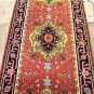 2'6 x 8'1 Persian Heriz Style Handmade Oriental Serapi Vege Dyed Wool Runner Rug